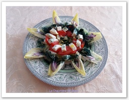 Salade de saison à la spiruline