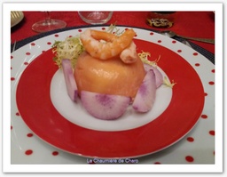 Timbale de saumon fumé